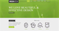 Desktop Screenshot of freshmedia.co.za